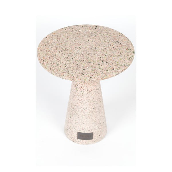 Růžový odkládací stolek vhodný do exteriéru Zuiver Victoria, ø 41 cm-image-1