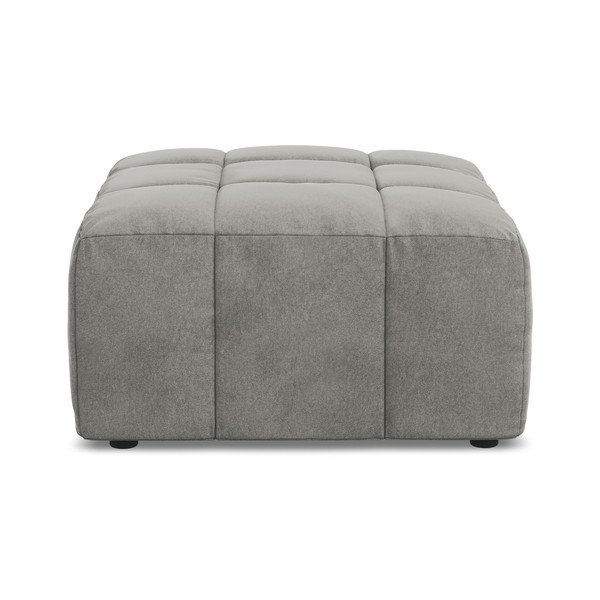 Šedá sametová podnožka Aloha – Makamii