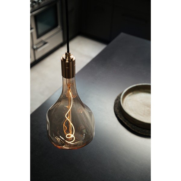 Teplá LED filamentová stmívatelná žárovka E27, 5 W Voronoi III – tala-image-1