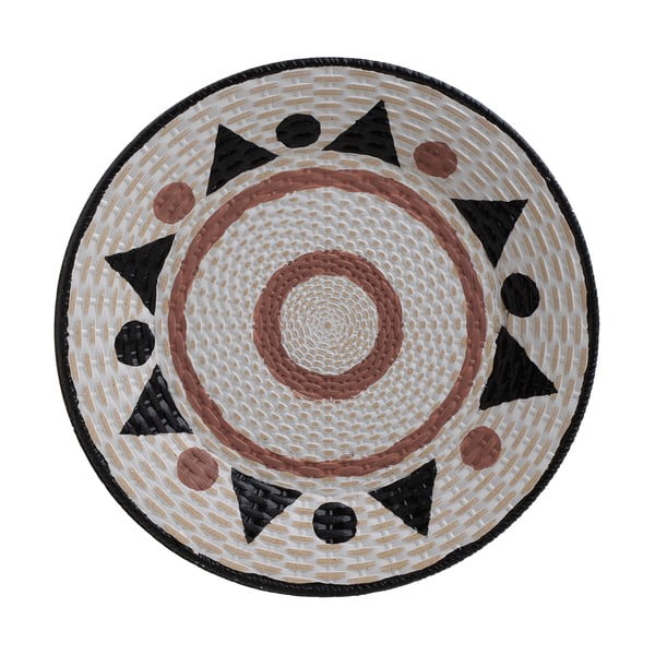 Kruhová nástěnná dekorace z březového dřeva InArt, ⌀ 35 cm