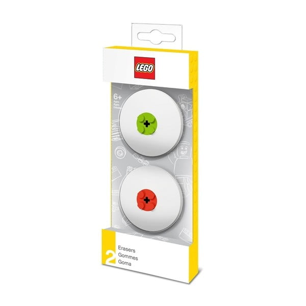 Sada 2 gum se zeleným a červeným detailem LEGO®