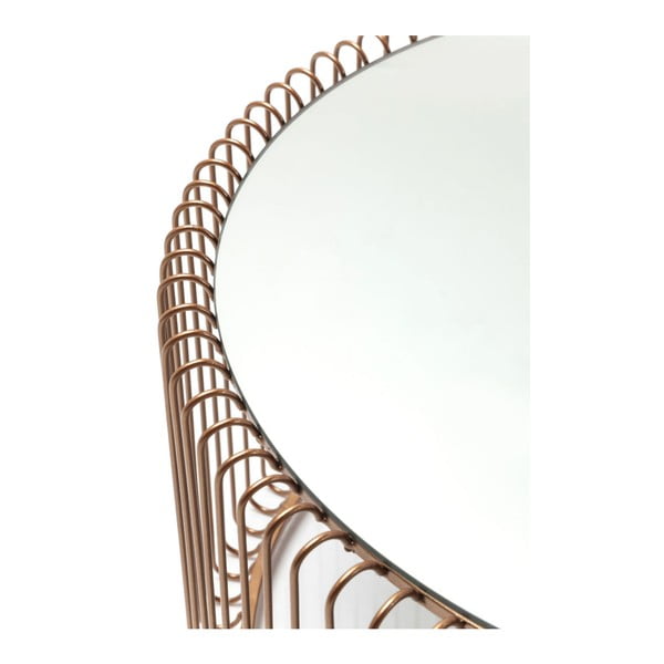 Kulaté konferenční stolky v sadě 2 ks v měděné barvě ø 69,5 cm Wire Big – Kare Design-image-3