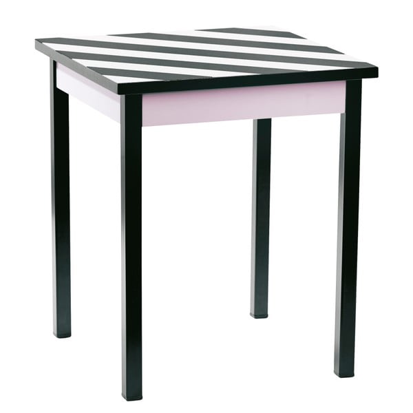 Odkládací stolek Miss Étoile Stripes, 45 cm