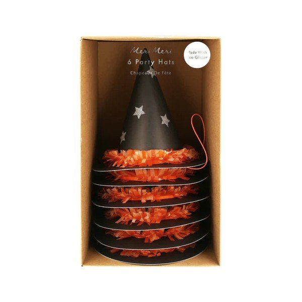 Párty čepičky v sadě 6 ks Witch – Meri Meri-image-4