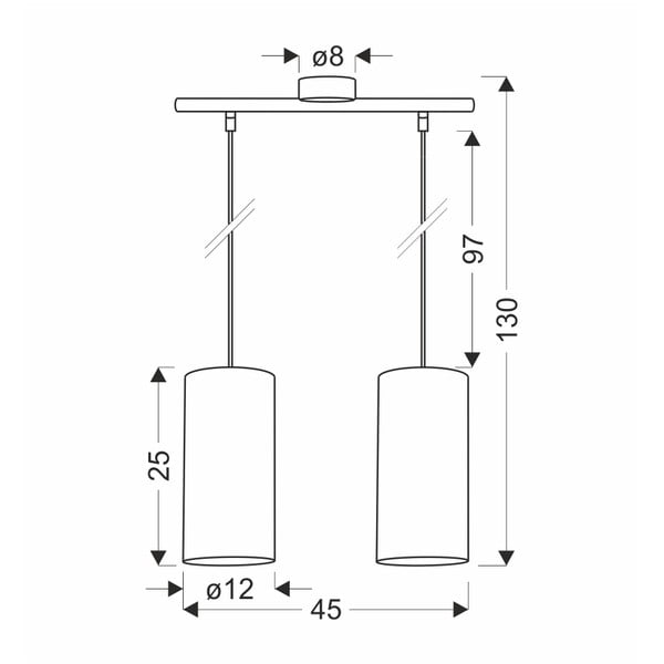Světle hnědé závěsné svítidlo ø 12 cm Ballo – Candellux Lighting-image-2