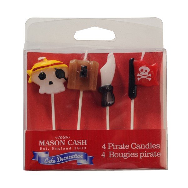 Sada svíček na dort s pirátským motivem Mason Cash Baking