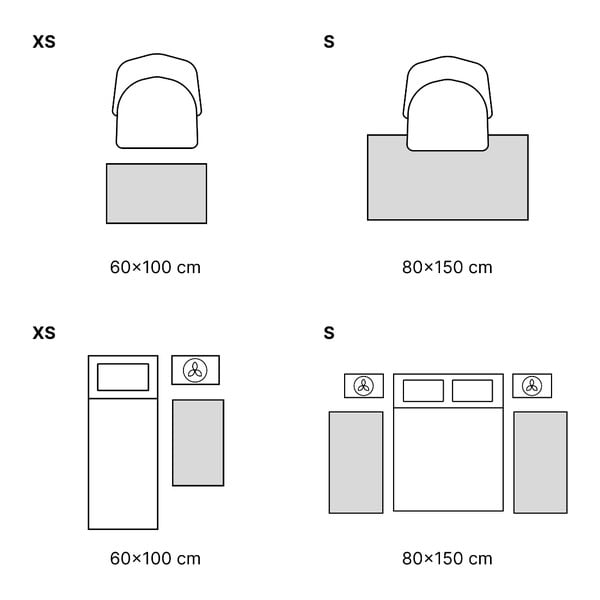 Hnědý koberec Vitaus Louis, 50 x 80 cm-image-4