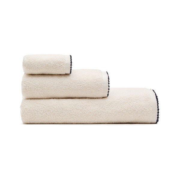 Béžový froté bavlněný ručník 30x50 cm Sinami – Kave Home-image-2