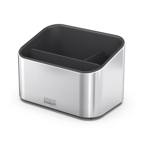 Kovový stojan na mycí prostředky v leskle stříbrné barvě Surface – Joseph Joseph