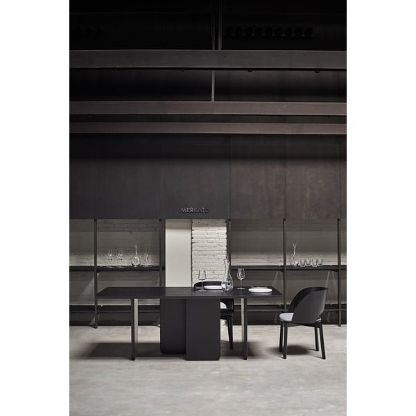 Černý jídelní stůl Teulat Arq, 200 x 100 cm-image-1