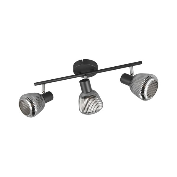 Černé bodové svítidlo ø 10 cm Tarifa – Trio