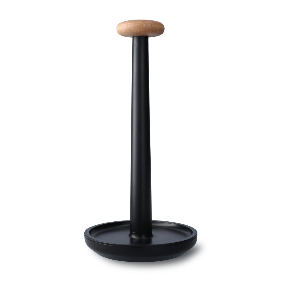 Černý stojan na papírové utěrky ø 15 cm Paper Pal – Rosendahl