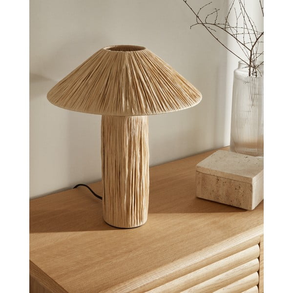 Stolní lampa v přírodní barvě (výška 41 cm) Samse – Kave Home-image-1