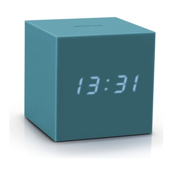 Modrý LED budík Gingko Gravity Cube-image-2