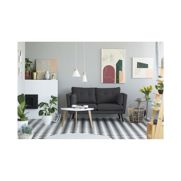 Tmavě šedá 2místná pohovka Mazzini Sofas Elena-image-3