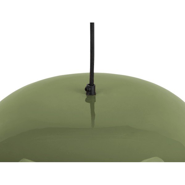 Zelené závěsné svítidlo s kovovým stínidlem ø 50 cm Waved – Leitmotiv-image-1
