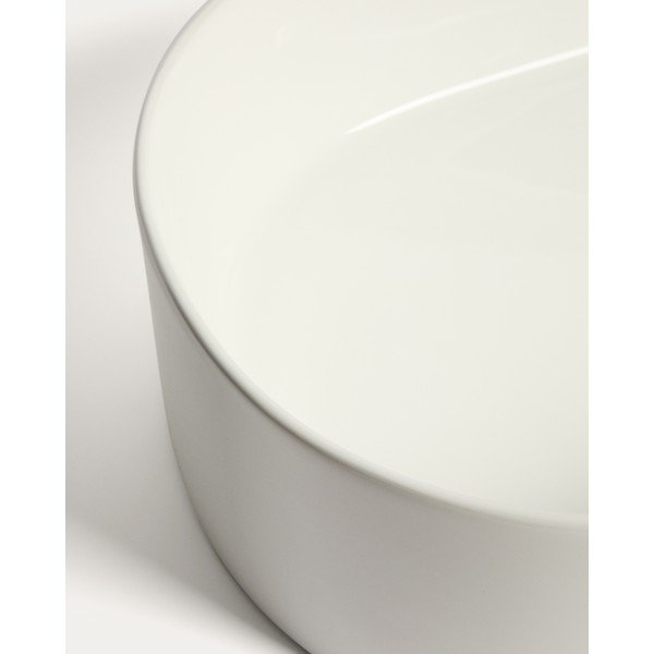 Bílé keramické umyvadlo 50x31 cm Ovara – Kave Home-image-4