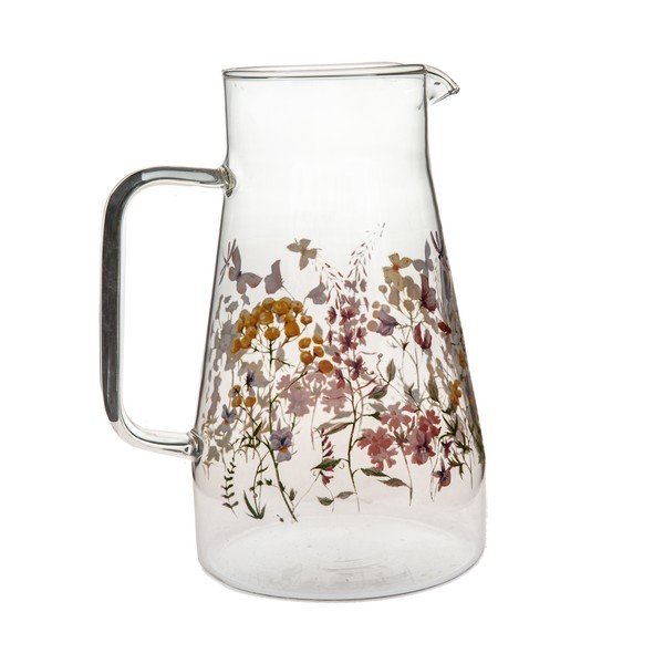 Skleněný džbán Flowers – Dakls