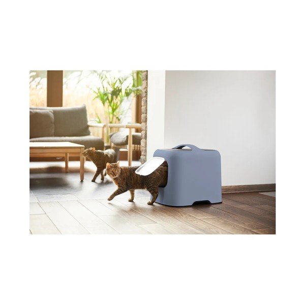 Tmavě modrá sada kočičího záchodu a lopatky Biala – Rotho-image-3