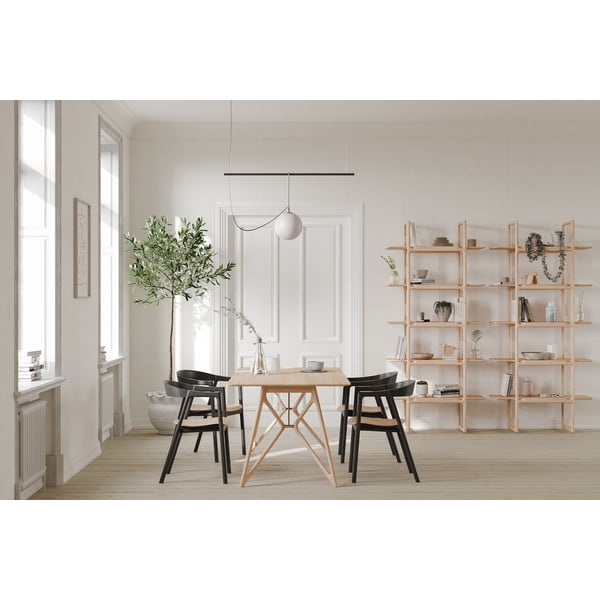 Jídelní stůl s deskou z dubového dřeva 240x90 cm Tink - Gazzda-image-1