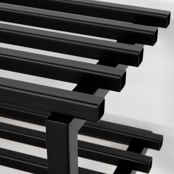 Černý kovový závěsný botník 71x26x34 cm Marco – Spinder Design-image-1