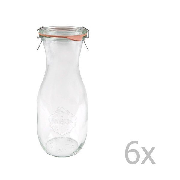 Sada 6 lahví Weck, 530 ml