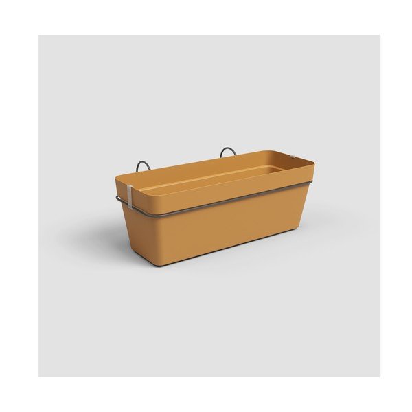 Závěsný samozavlažovací truhlík z recyklovaného plastu 50 cm Capri – Artevasi-image-1