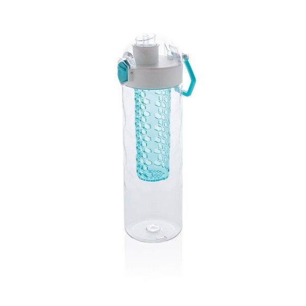 Modrá lahev se sítkem na ovoce XD Design Exclusive Honeycomb, 700 ml