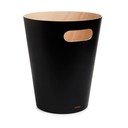 Černý kancelářský odpadkový koš 7,5 l Woodrow – Umbra
