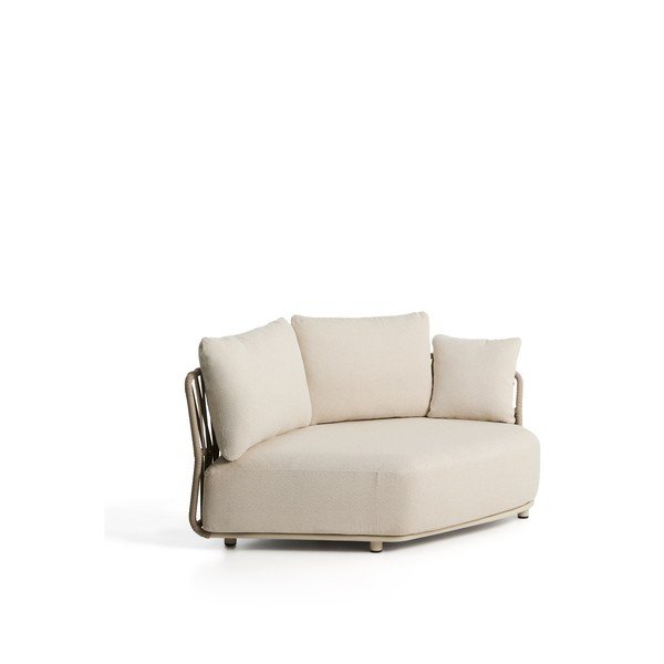Béžová/taupe zahradní modulární pohovka 167 cm Osani – Kave Home