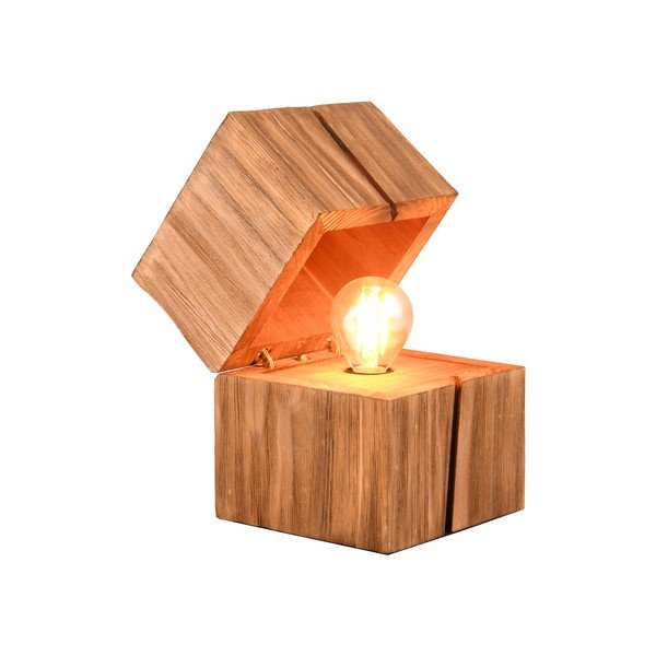 Hnědá stolní lampa (výška 16 cm) Treasure – Trio-image-3