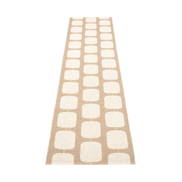 Béžovo-krémový vnitřní a venkovní běhoun 70x300 cm Sten Light Nougat – Pappelina