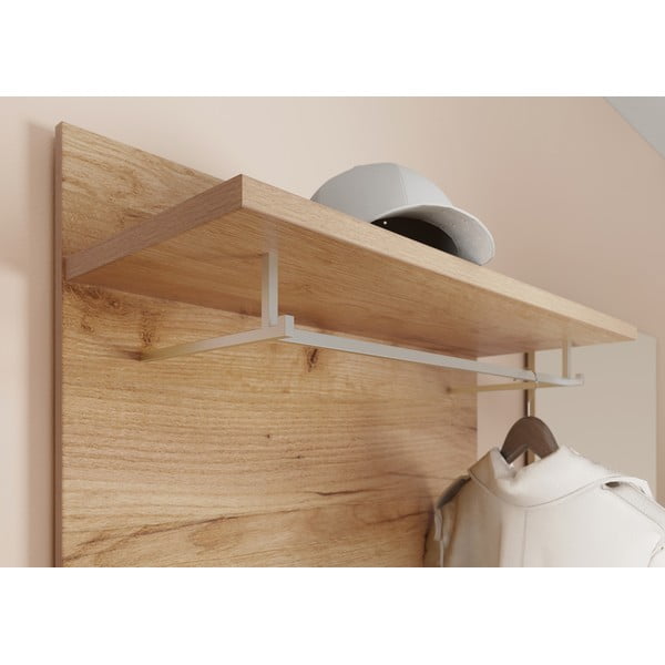 Věšákový panel v dekoru dubu v přírodní barvě Aledo – Germania-image-1