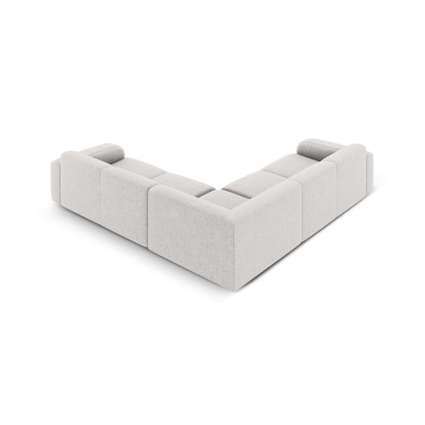 Světle šedá rohová pohovka (variabilní roh/do L) Molino – Micadoni Home-image-2