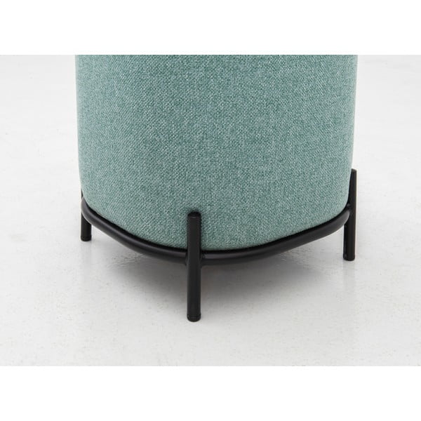 Zelenošedý puf Tenzo Harry, ø 42 cm-image-4