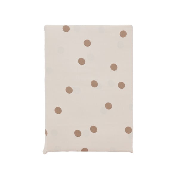 Hnědé povlečení na jednolůžko z bavlněného saténu 140x200 cm Solaris – Södahl-image-3