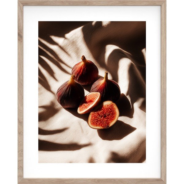 Tištěný obraz s rámem 40x50 cm Ripe Figs – Styler