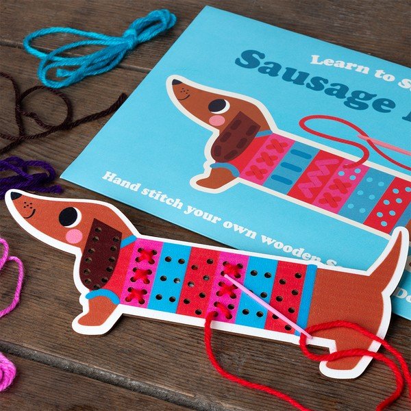 Sada na vyšívání Sunny Sausage Dog – Rex London-image-3