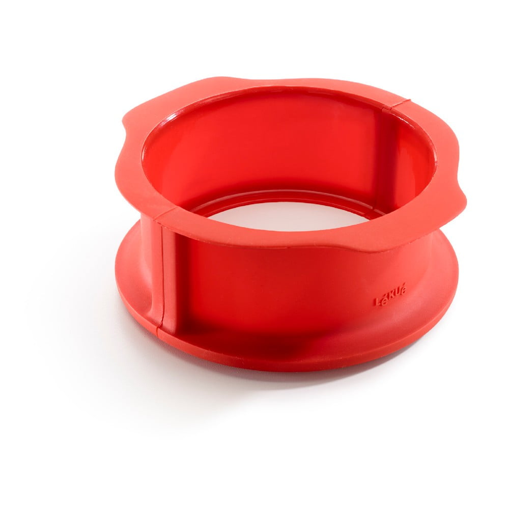 Červená silikonová rozevírací forma na dort Lékué Springform, ⌀ 15 cm