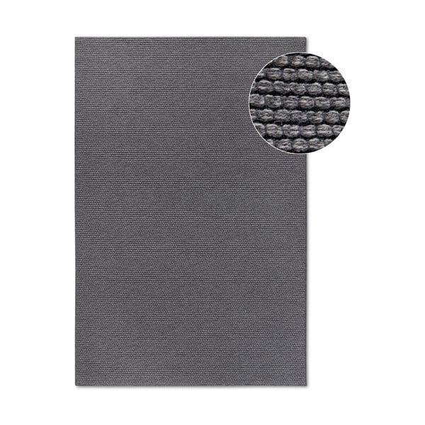 Tmavě šedý vlněný koberec 200x290 cm Charles – Villeroy&Boch