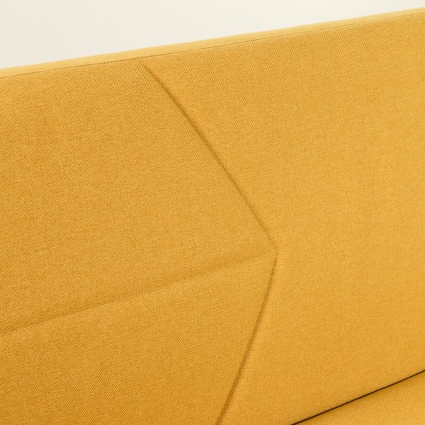 Hořčicově žlutá rozkládací pohovka Kave Home Neiela-image-1