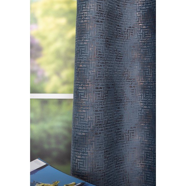 Antracitový závěs 140x260 cm Terra – Mendola Fabrics-image-3