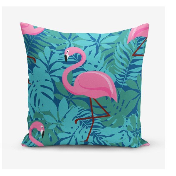 Povlak na polštář s příměsí bavlny Minimalist Cushion Covers Hidden Garden, 45 x 45 cm