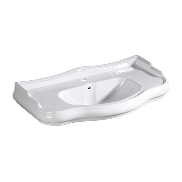 Bílé keramické umyvadlo 100x54,5 cm Retro – Sapho