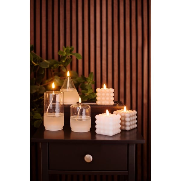 Bílá LED svíčka ve skle Star Trading Flamme Float, výška 17,5 cm-image-2