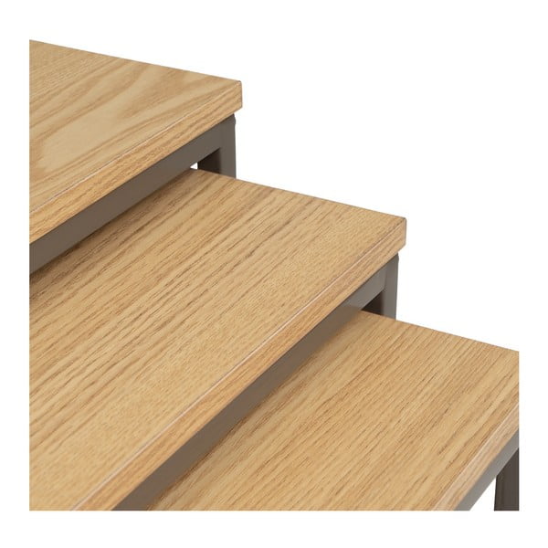 Odkládací stolky v sadě 3 ks 40x40 cm – Casa Selección-image-3