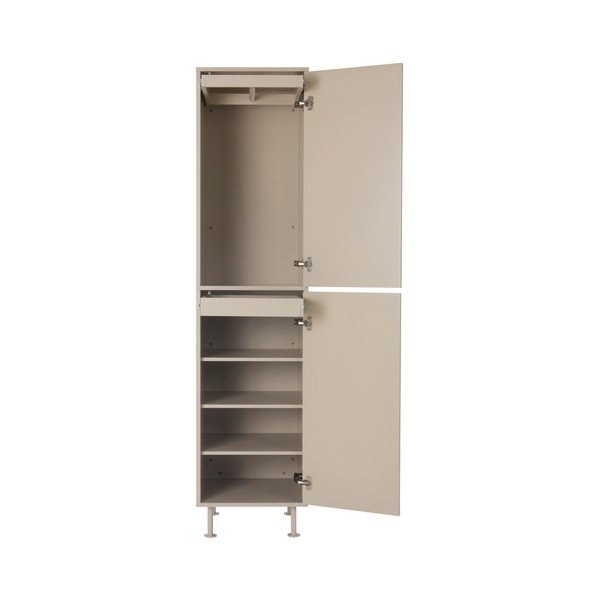 Béžová šatní skříň z MDF 50x210x55 cm Kipp – Jotex-image-4
