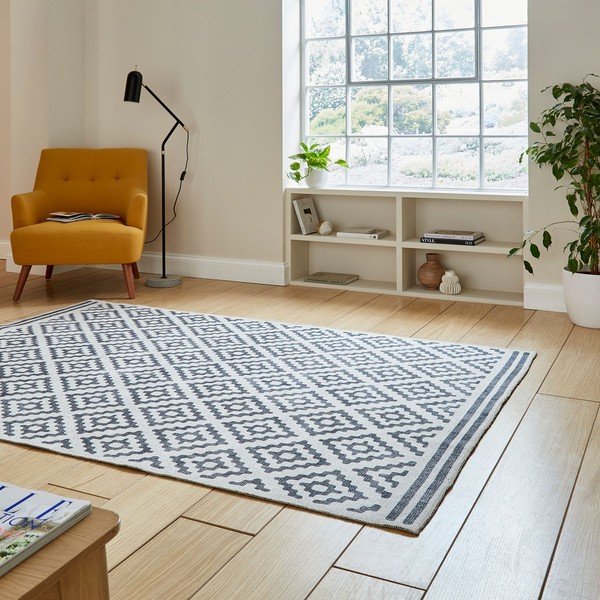 Šedý pratelný koberec 61x120 cm Coral Grey – Think Rugs-image-2