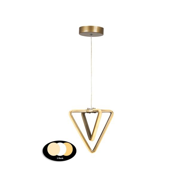 Kovové LED závěsné svítidlo v bronzové barvě ø 20 cm Baris – Squid Lighting-image-2