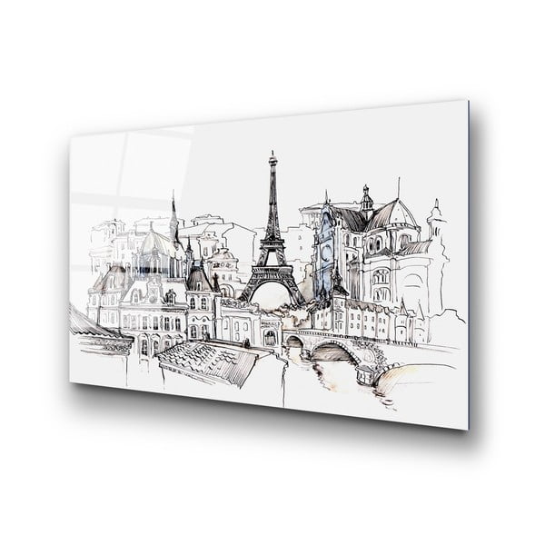 Skleněný obraz 70x100 cm Paris – Wallity-image-4